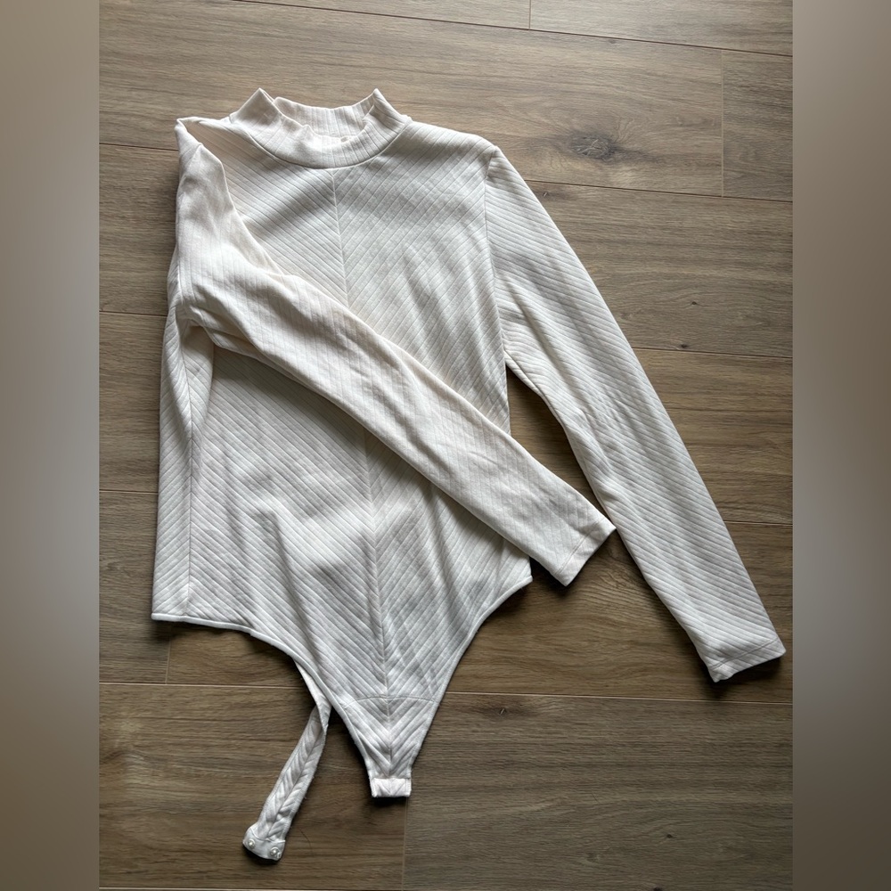 Knix Birds Papaya cream bodysuit size XL